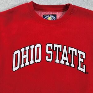 Ohio State Buckeyes Sweatshirt Adult Medium Red Pullover Steve And‎ Barry's